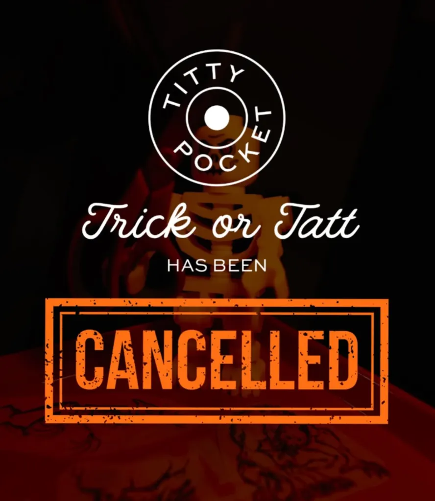 CANCELLED: Titty Pocket – Trick or Tatt