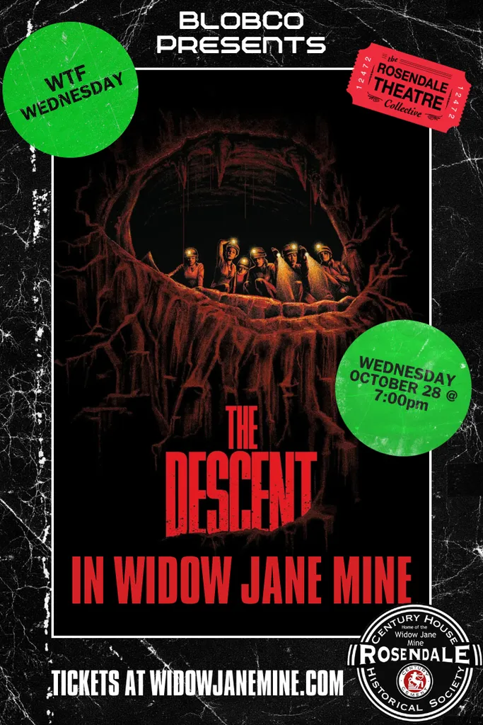 The Rosendale Theatre Roadshow and WTF Wednesday Present: The Descent in Widow Jane Mine