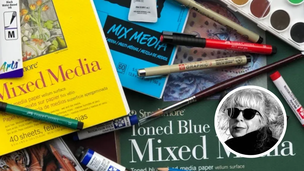 Tuesday Studio Seminar- Mixed Media on Paper with Carolyn DiFiori Hopkins, MFA