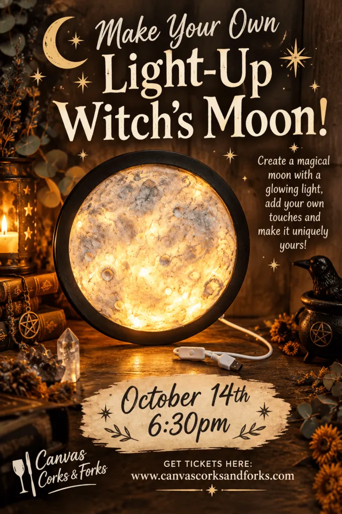 Witchy Wednesday! Light Up Moon!