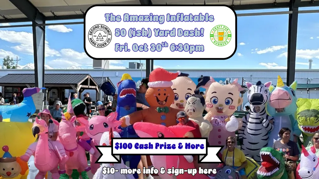 The Amazing Inflatable 50(ish) yard dash!