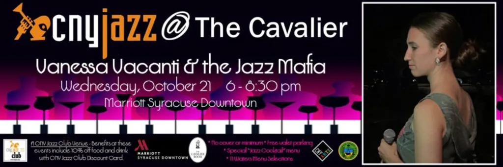 CNY Jazz at the Cavalier: Vanessa Vacanti & the Jazz Mafia