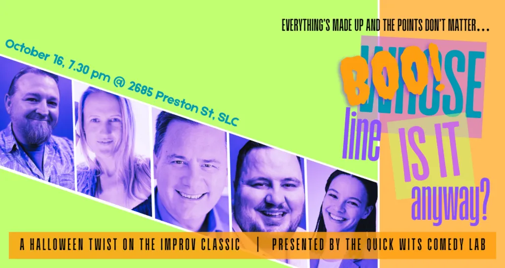 Boo!’s Line is it Anyway? Improv Comedy | 7:30 PM