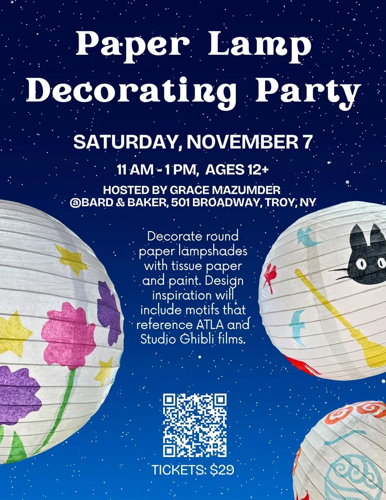 Paper Lamp Decorating Party