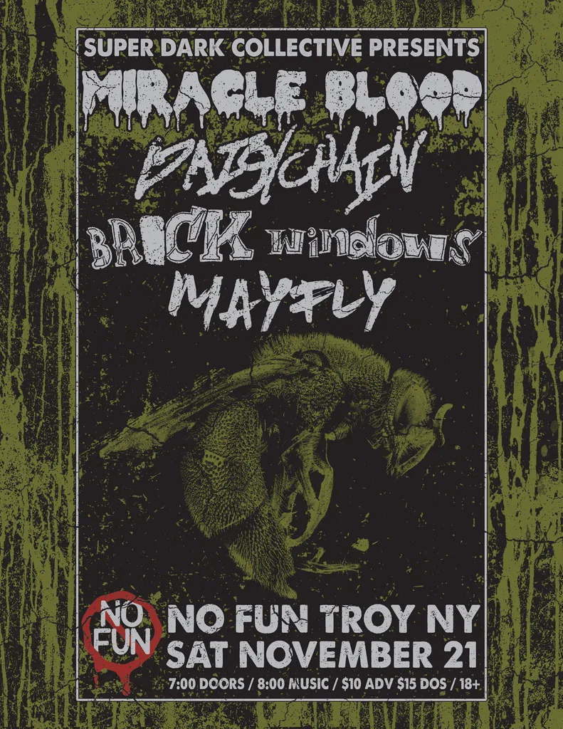 Miracle Blood / Brick Windows / Daisy Chain / Mayfly