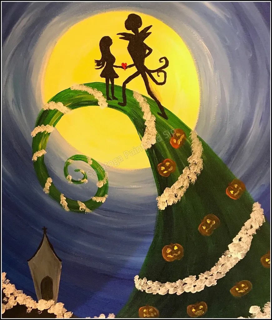 Paint & Popcorn Movie Night: Nightmare before Christmas