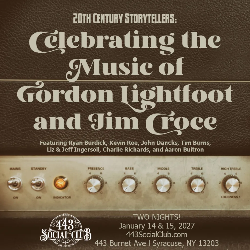 Celebrating the Music of Gordon Lightfoot and Jim Croce – 1/14