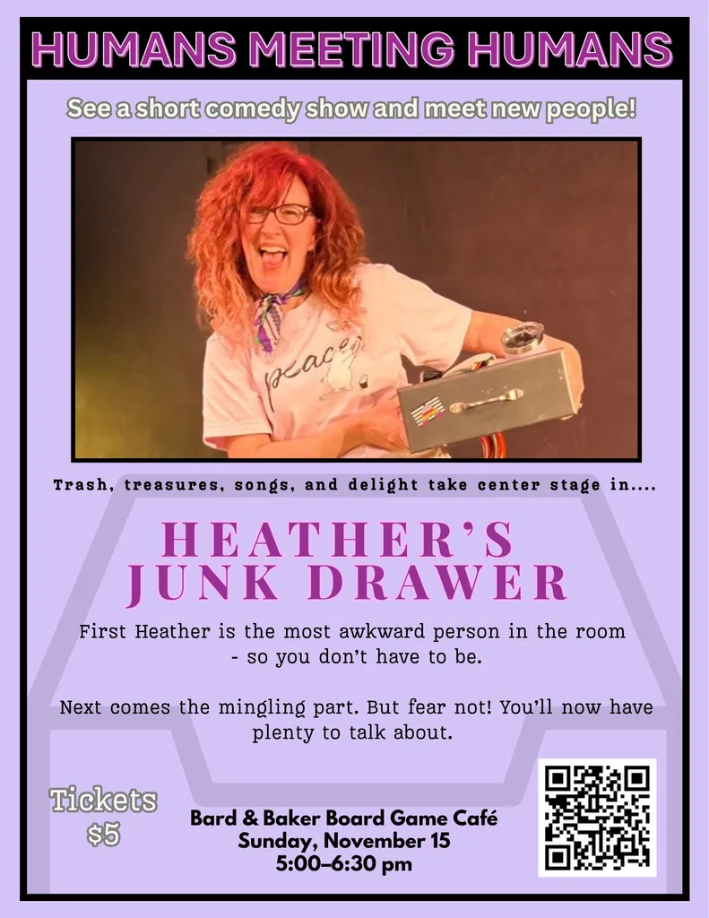 Heather's Junk Drawer: Comedy Show Social Mixer