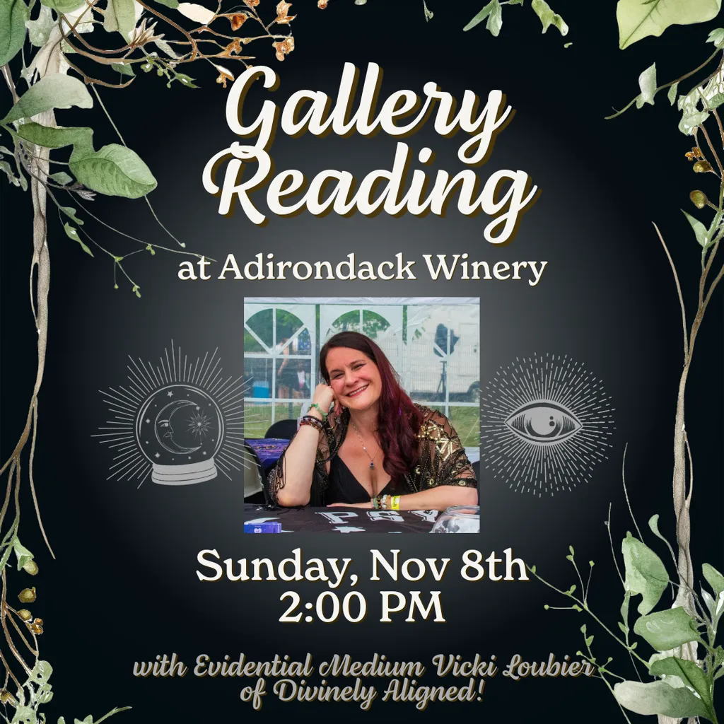 Gallery Reading with Divinely Aligned - Adirondack Winery