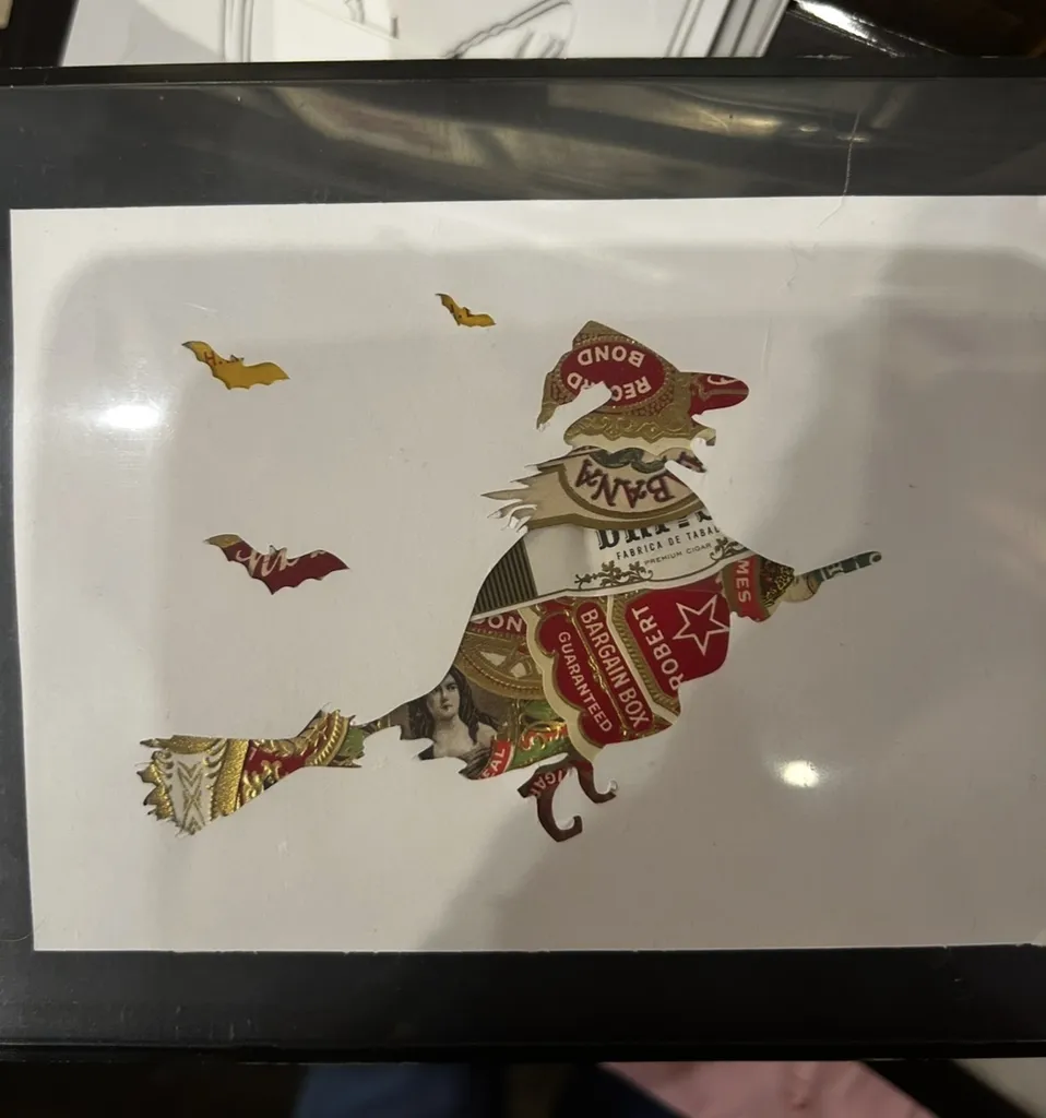 Sunday Crafternoon: Cigar Wrapper Art – Spooky Edition