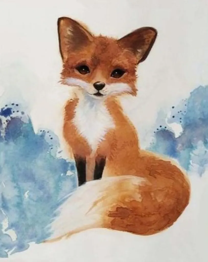 Paint With Patrice: Fox in Snow