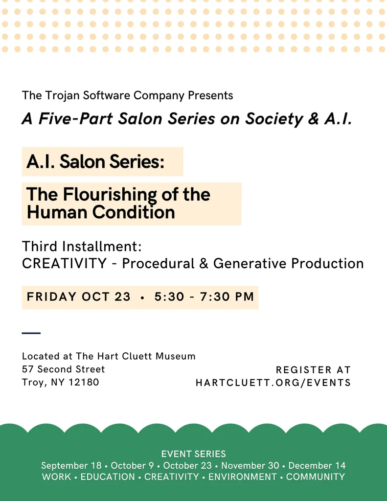A.I. Salon Series: The Flourishing of the Human Condition - CREATIVITY