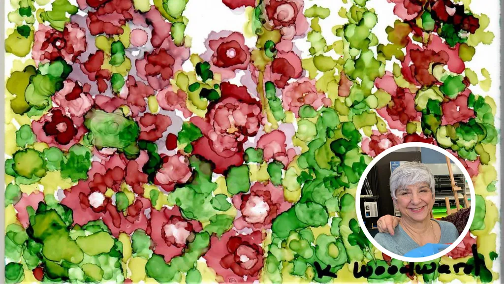 Alcohol Inks on Tile with Kris Woodward
