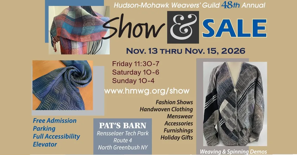 Hudson-Mohawk Weavers' Guild 48th Annual Show & Sale