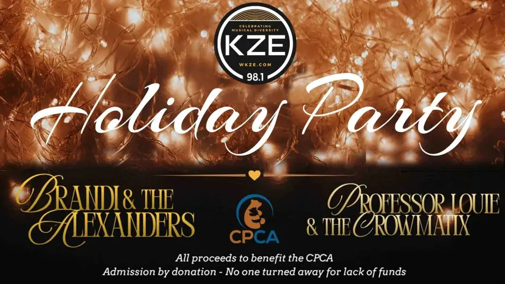 WKZE Holiday Party with Brandi & The Alexanders and Professor Louie & the Crowmatix