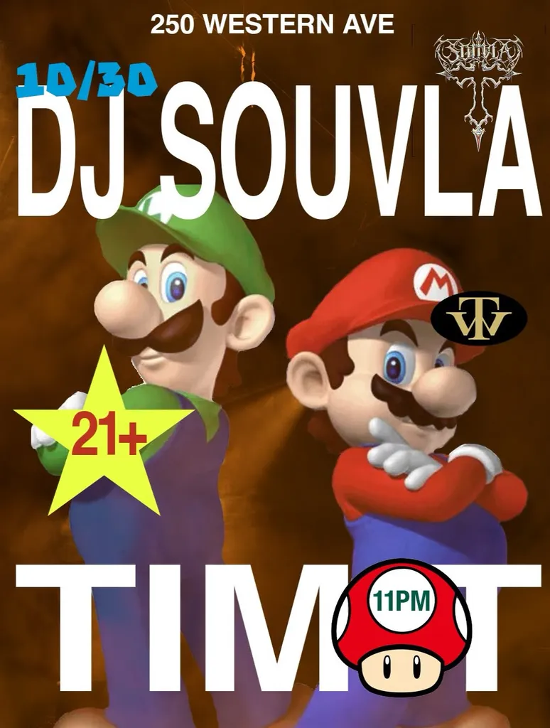 Halloween Eve Rave with DJ Souvla and Tim T