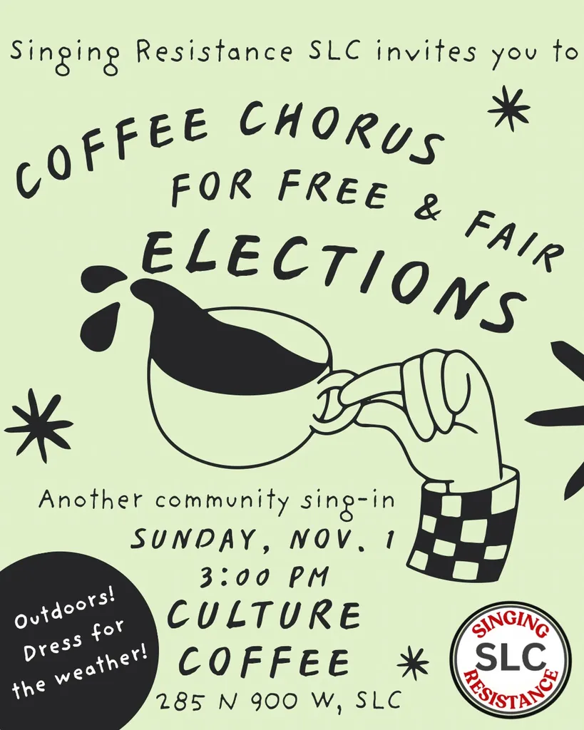Coffee Chorus for Free & Fair Elections II