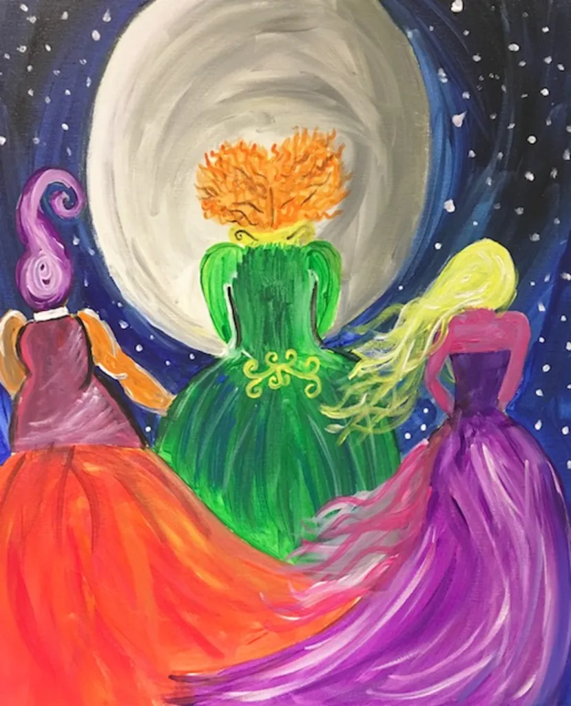 Paint & Popcorn Movie Night: Hocus Pocus