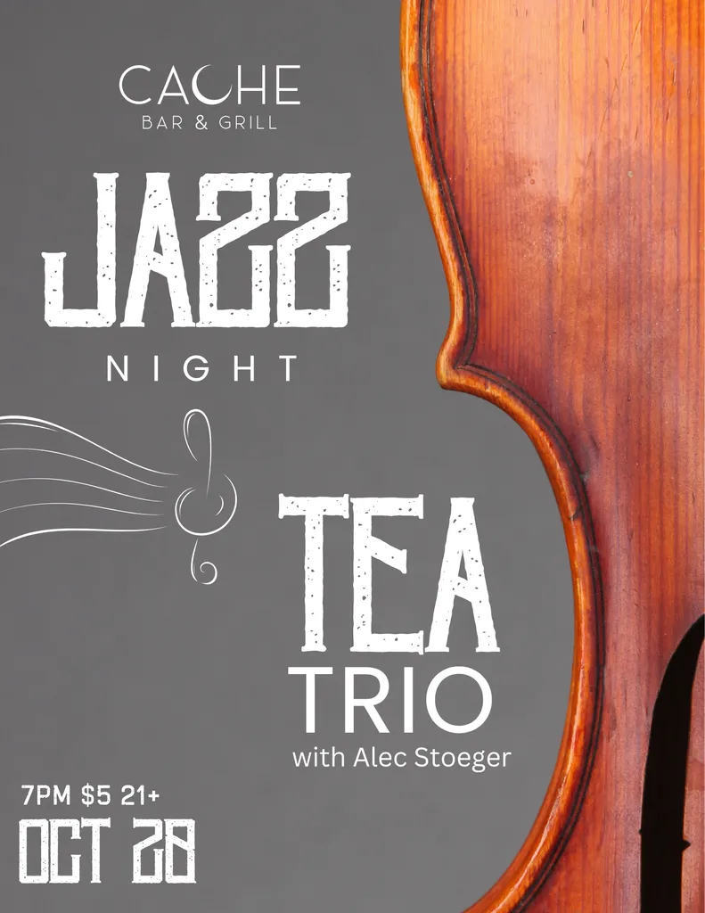 Jazz Night: Tea Trio with Alec Stoeger