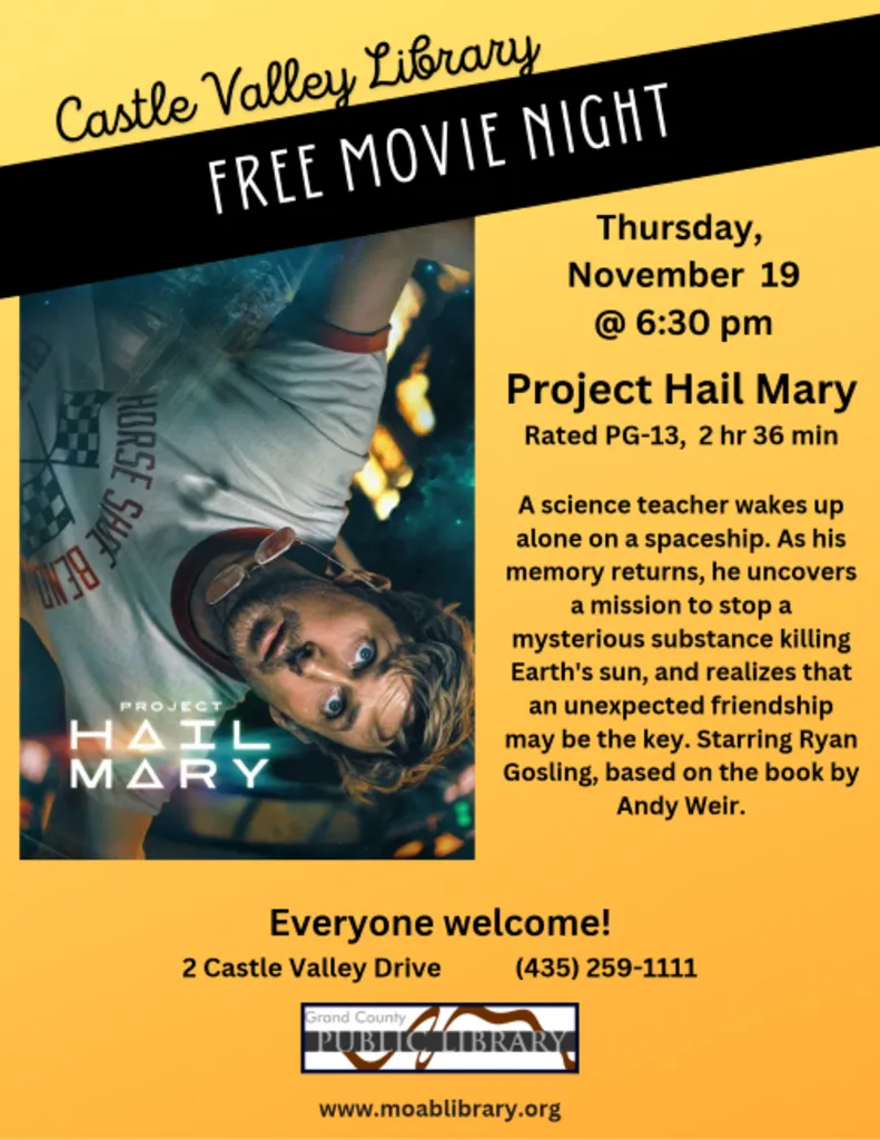 Castle Valley Movie: Project Hail Mary