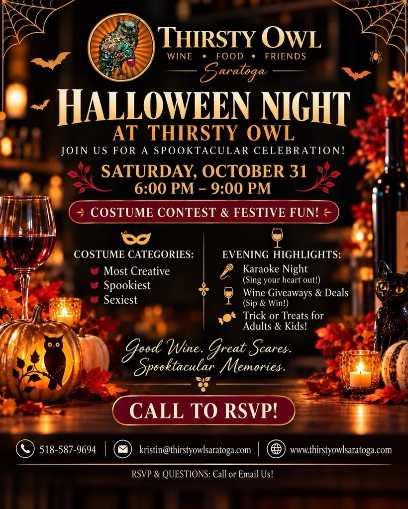 Halloween Night at Thirsty Owl