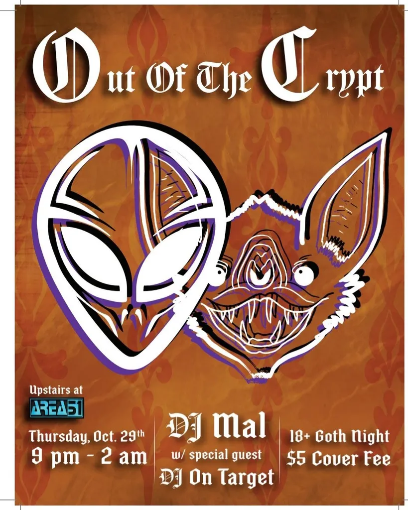 Out Of The Crypt: 18+ Goth Night