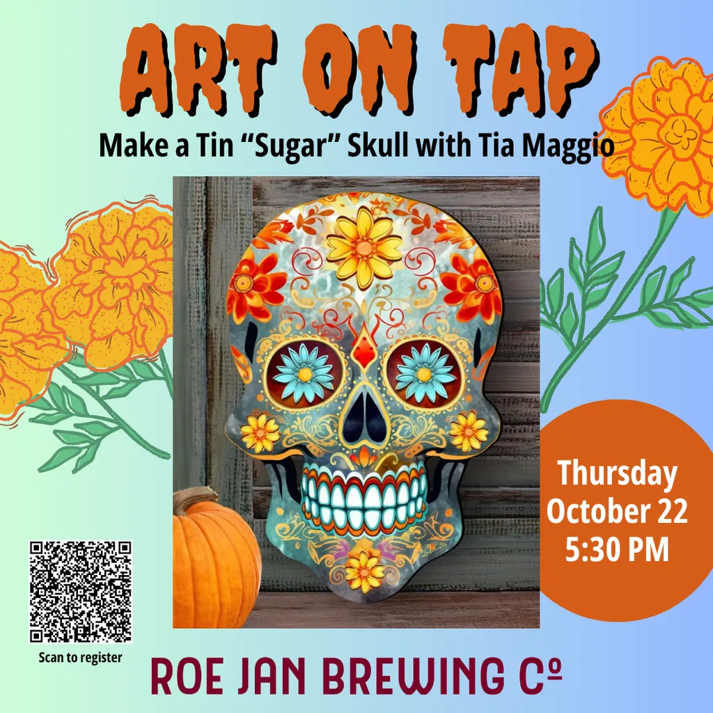 ! Art on Tap: Make a Tin “Sugar” Skull