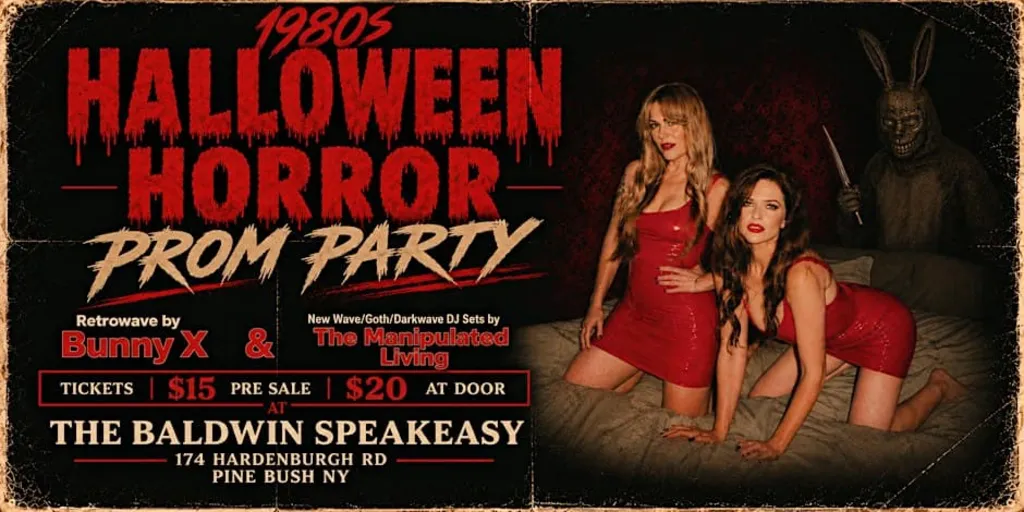 1980s Halloween Horror Prom Party