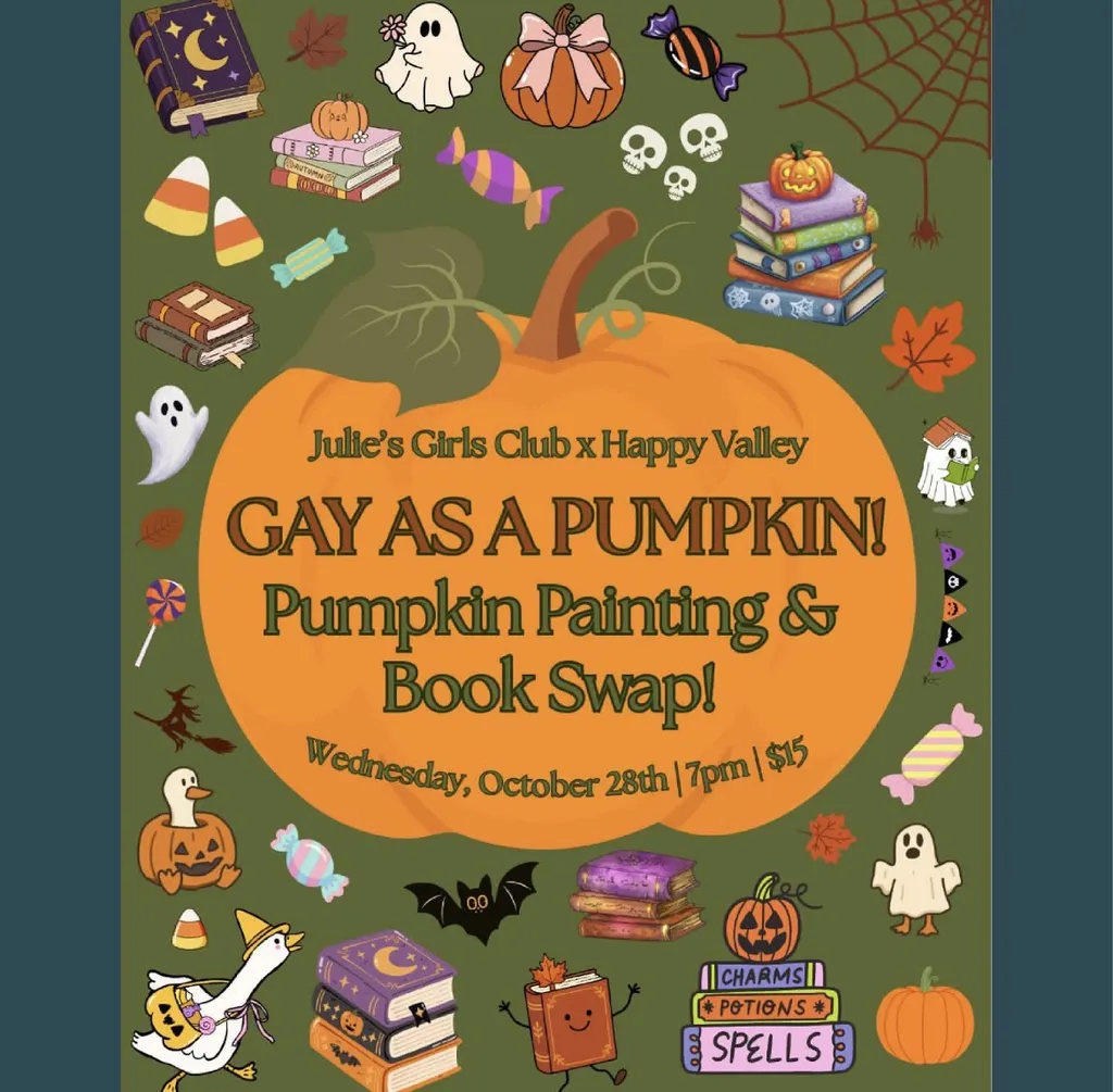 Julie’s Girls Club: Pumpkin Painting and Book Swap