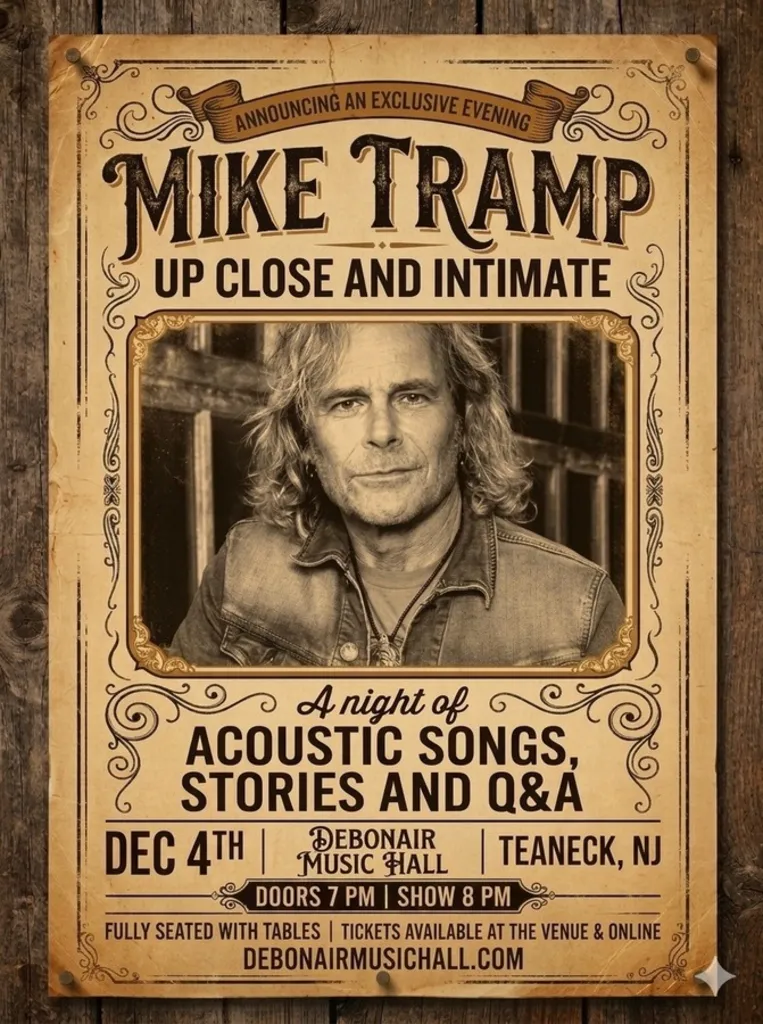 Mike Tramp Up Close and Intimate