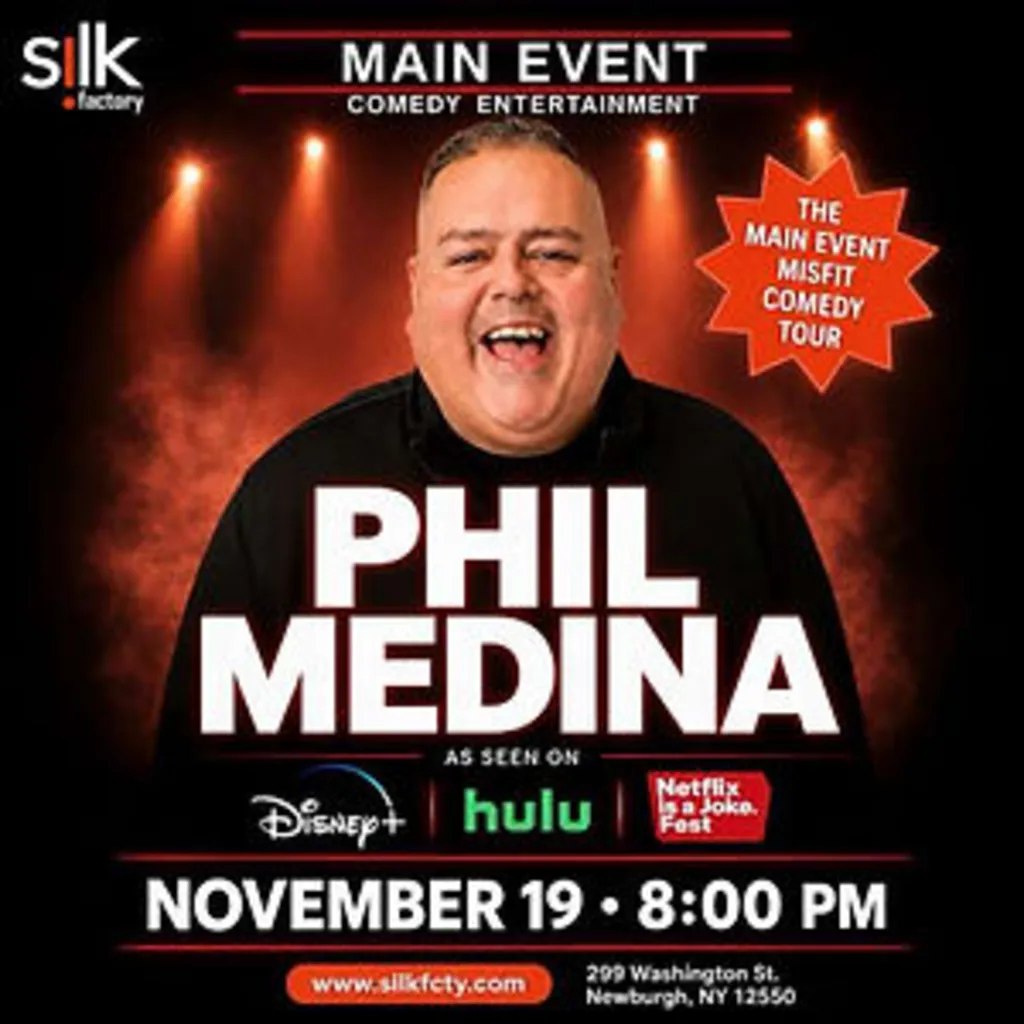 Comedian Phil Medina At The Silk Factory
