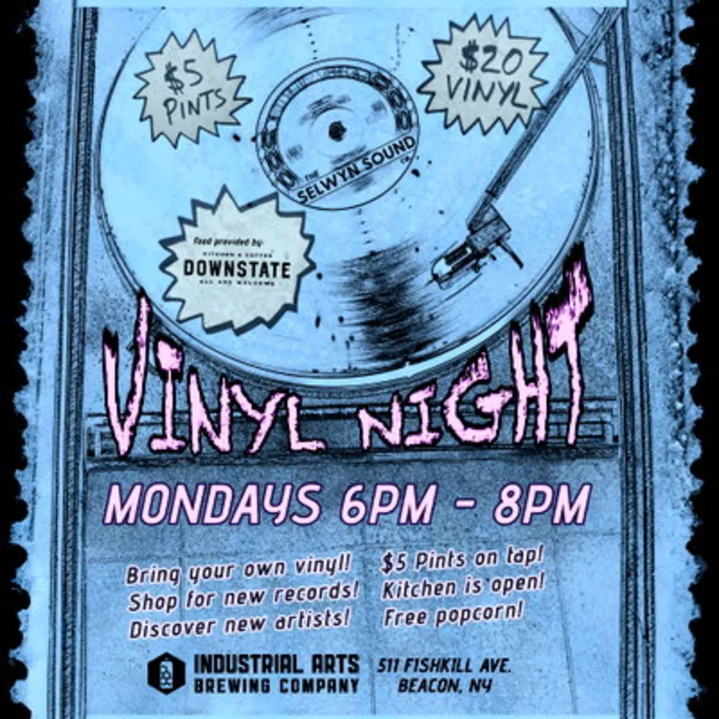 Vinyl Night with The Selwyn Sound Co- $5 Pints and Food specials by Downstate