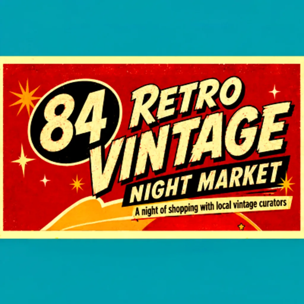 Holiday Market with 84 Retro Vintage Market