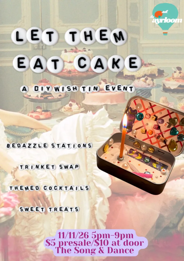 Let Them Eat Cake : A DIY Wish Tin Event