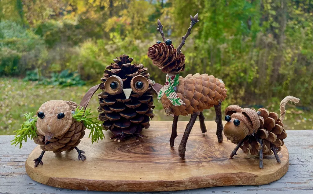 Pine Cone Critters: Woodland Friends