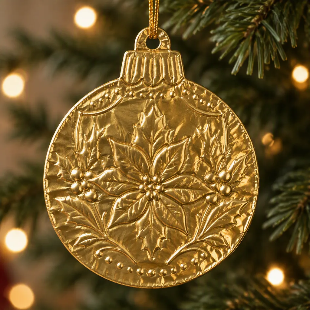 Creative Coffee Hour: Gilded Tin Ornaments