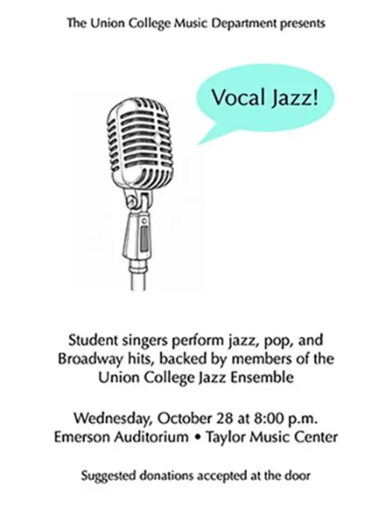 Vocal Jazz, Union College Jazz Ensemble Concert