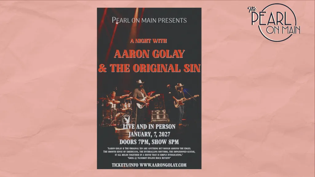 The Pearl Presents: Aaron Golay & The Original Sin