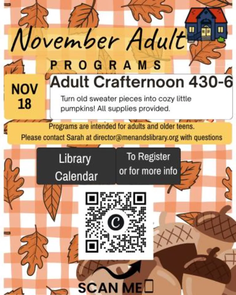 Adult Crafternoon: Sweater Pumpkins