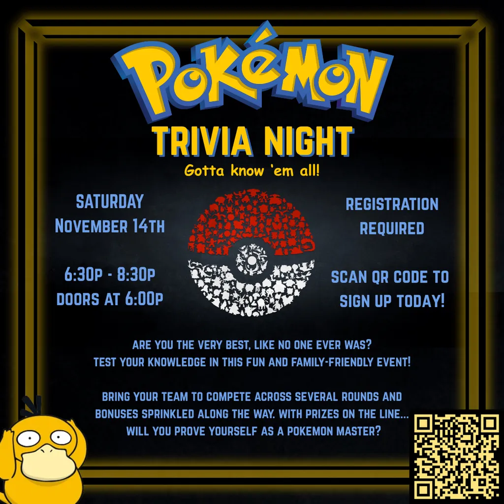 POKEMON Trivia Night