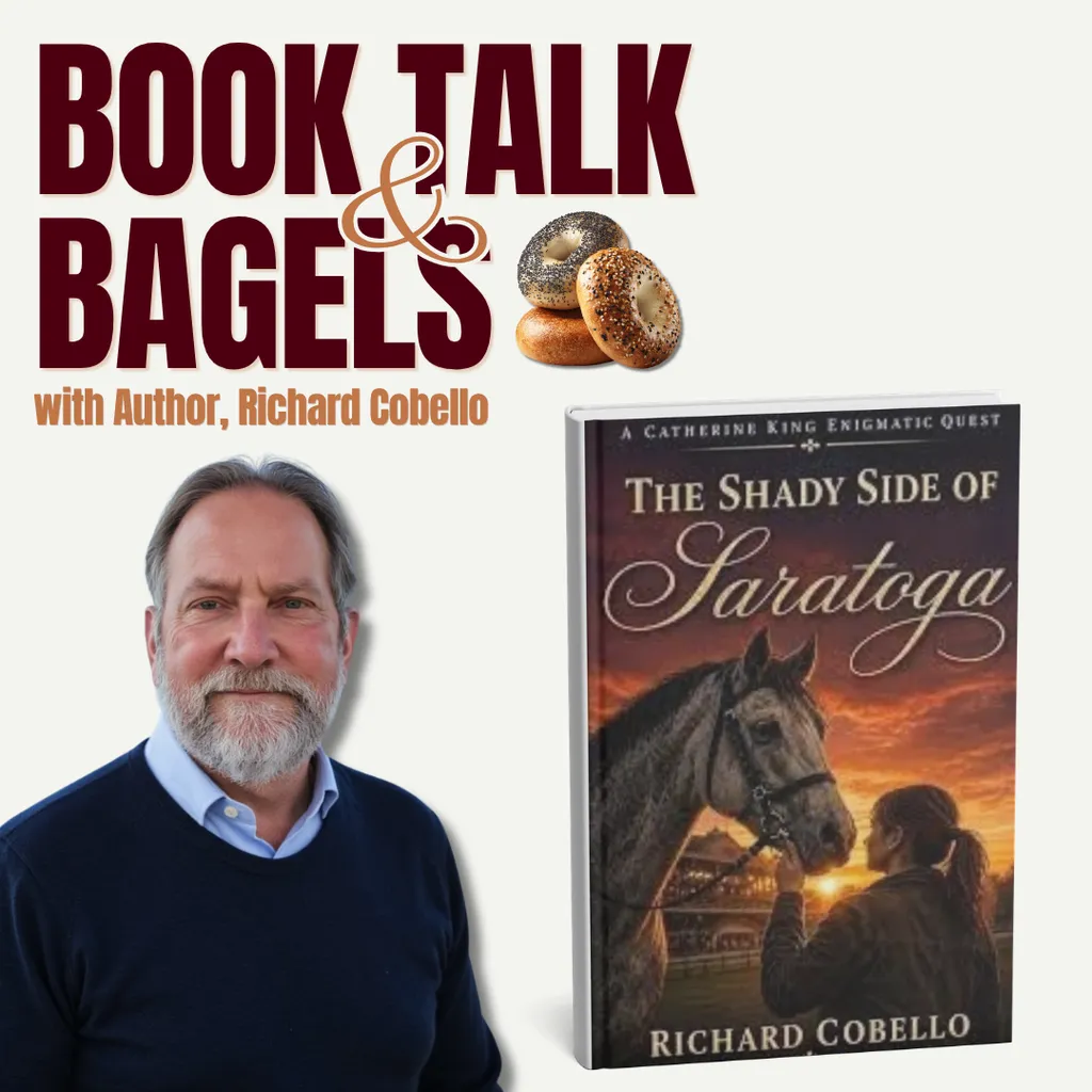 Book Talk & Bagels: The Shady Side of Saratoga In-Person