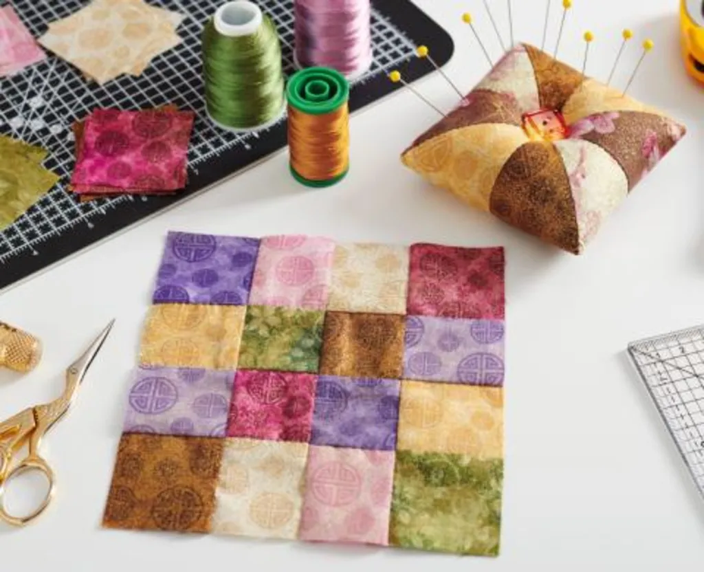 Quilting and Knitting with Friends