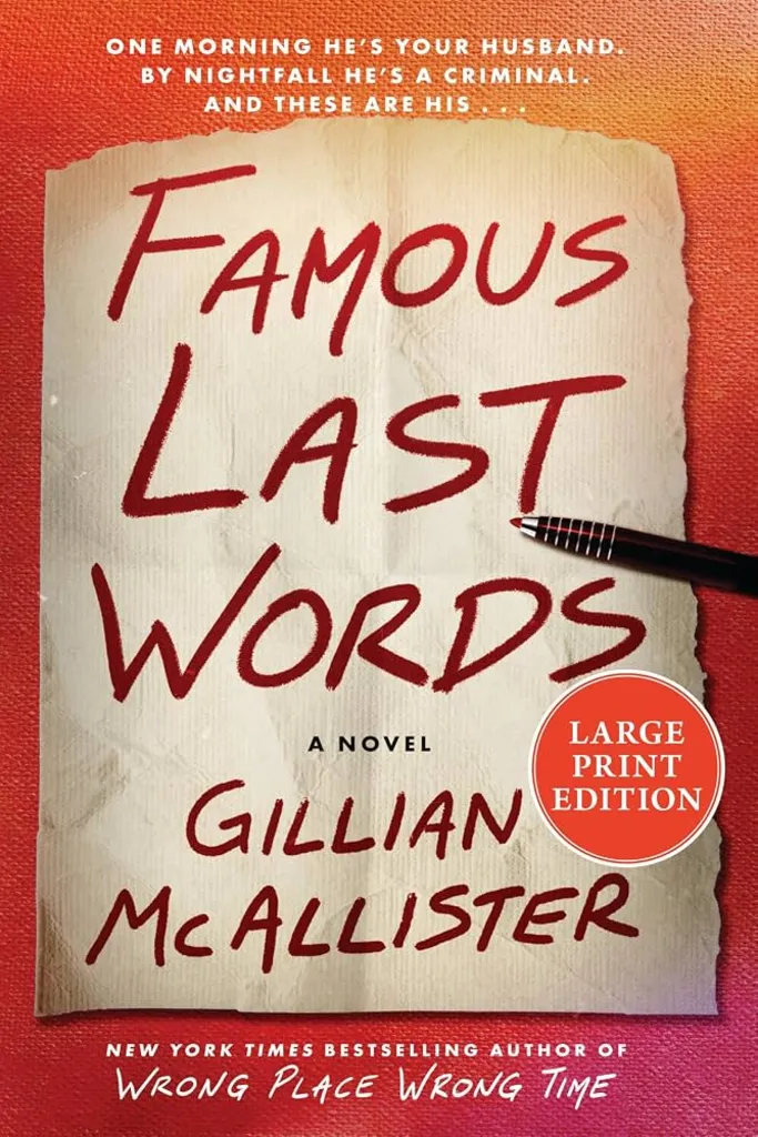 Bookmarks Book Club: Famous Last Words by Gillian McAllister In-Person